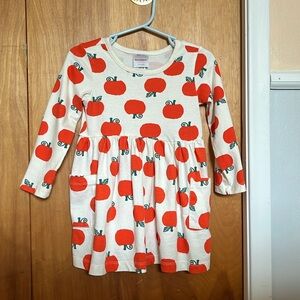 Pumpkin dress and corduroy jumper